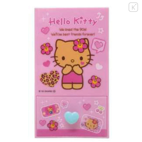 Japan Sanrio Chest Drawer with Pen Stand - Hello Kitty : Tan Swimsuit Party Pink - 2