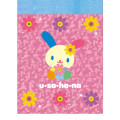 Japan Sanrio Mini Notepad - Usahana : Flower Hologram - 1