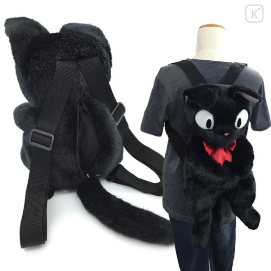 Japan Ghibli Plush Backpack - Kiki's Delivery Service : Black Cat Jiji - 3