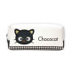 Japan Sanrio Pen Pouch Pencil Case - Chococat : Gingham Black