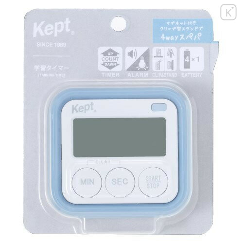 Japan Raymay Kept Learning Timer - Blue Gray - 2
