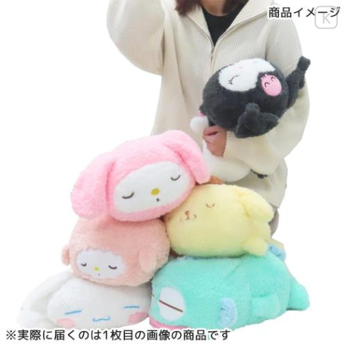 Japan Sanrio Co-sleeping Pillow Plush - Kuromi : Fluffy - 4