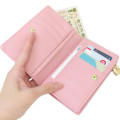 Japan Sanrio Bifold Wallet - My Melody : Pink Gold Embossed - 3