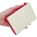 Japan Sanrio Bifold Wallet - Hello Kitty : Red Gold Embossed - 2