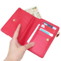 Japan Sanrio Bifold Wallet - Hello Kitty : Red Gold Embossed - 3