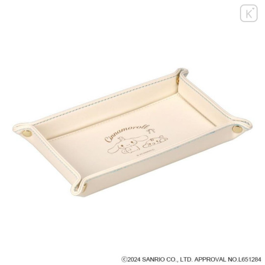 Japan Sanrio Desk Organizer Accessory Tray - Cinnamoroll : Ivory - 1