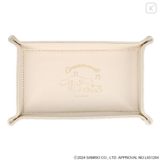 Japan Sanrio Desk Organizer Accessory Tray - Cinnamoroll : Ivory - 2