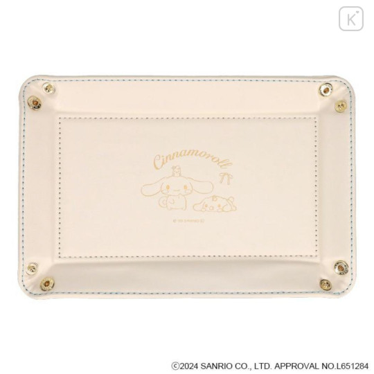Japan Sanrio Desk Organizer Accessory Tray - Cinnamoroll : Ivory - 3