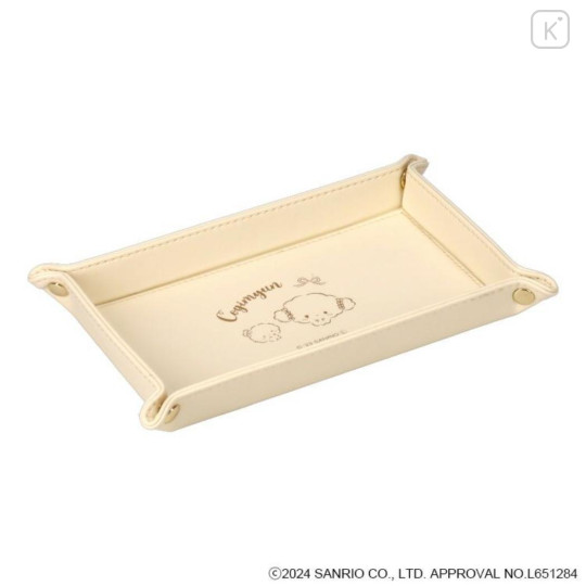 Japan Sanrio Desk Organizer Accessory Tray - Cogimyun : Ivory - 1