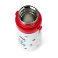Japan Sanrio Original Stainless Steel Bottle (S) With Cup Shoulder Strap - Hello Kitty : Red White - 5