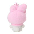Japan Sanrio Original Flocked Figure Mascot Keychain - My Melody - 3