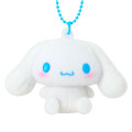 Japan Sanrio Original Flocked Figure Mascot Keychain - Cinnamoroll - 2
