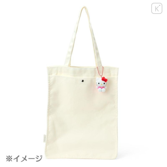 Japan Sanrio Original Flocked Figure Mascot Keychain - Pochacco - 4