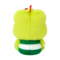 Japan Sanrio Original Flocked Figure Mascot Keychain - Keroppi - 3