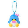 Japan Sanrio Original Flocked Figure Mascot Keychain - Tuxedo Sam - 1