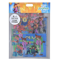 Japan Disney Store Clear Sticker Collection - Zootopia 2 Judy Hopps & Nick Wilde