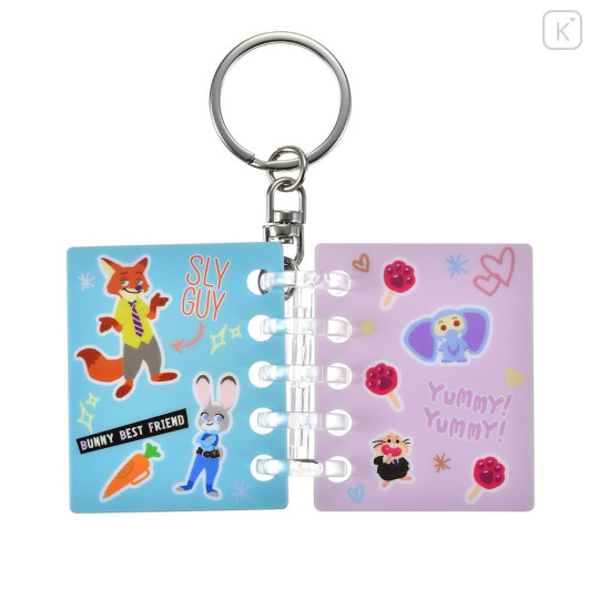 Japan Disney Store Keychain - Zootopia 2 Loose Leaf Motif - 3