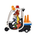 Japan Disney Store Pullback Car - Zootopia 2 Judy Hopps & Nick Wilde Mini Police Car - 2