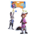 Japan Disney Store Pair Keychain - Zootopia 2 : Nick Wilde & Judy Hopps - 2