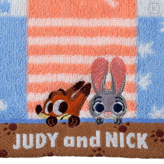 Japan Disney Store Mini Towel - Zootopia : Judy Hopps & Nick Wilde - 4