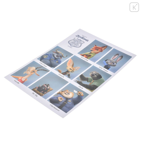 Japan Disney Store Year Album Style Sticker Collection - Zootopia - 4