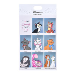 Japan Disney Store Year Album Style Sticker Collection - Cheshire Cat & Figaro & Marie : Cat