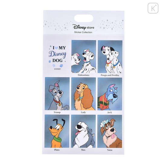 Japan Disney Store Year Album Style Sticker Collection - Dog - 1