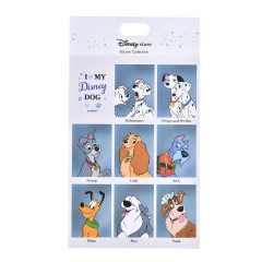 Japan Disney Store Year Album Style Sticker Collection - Dog