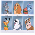 Japan Disney Store Year Album Style Sticker Collection - Dog - 3