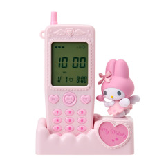 Japan Sanrio Original Flip Phone-shaped Table Clock - My Melody
