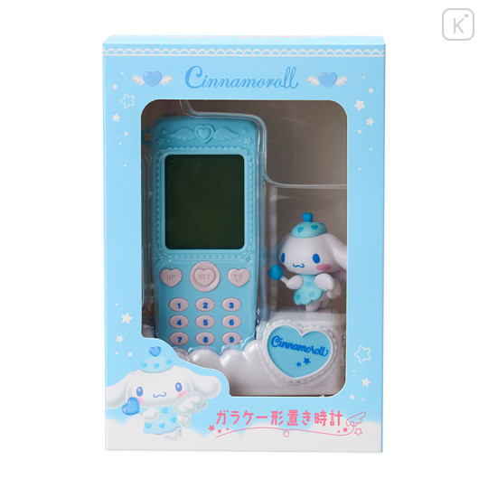 Japan Sanrio Original Flip Phone-shaped Table Clock - Cinnamoroll - 6