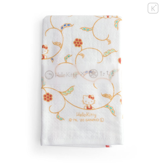 Japan Sanrio Tachikichi Towel - Hello Kitty : Colored Arabesque - 2