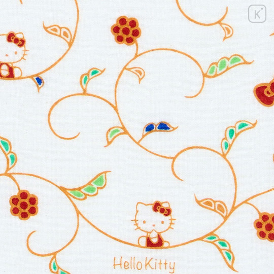 Japan Sanrio Tachikichi Towel - Hello Kitty : Colored Arabesque - 3