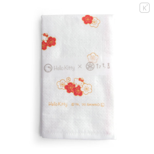 Japan Sanrio Tachikichi Towel - Hello Kitty : Plum Blossom - 2