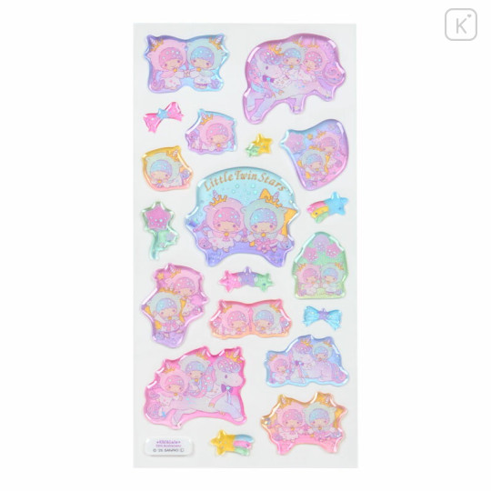 Japan Sanrio Drop Jelly Seal Sticker - Little Twin Stars : Dolly Mix - 2