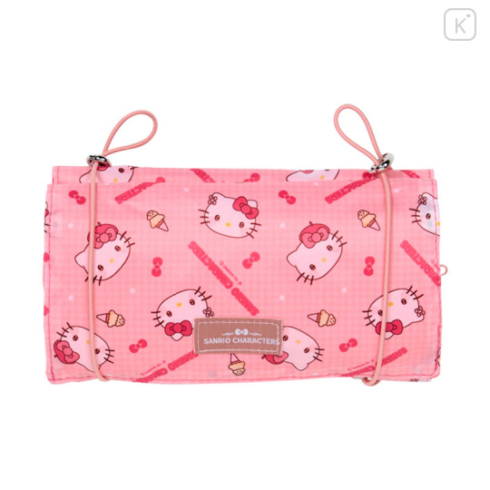 Japan Sanrio Mesh Roll Pouch - Hello Kitty : Travel - 1