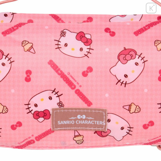 Japan Sanrio Mesh Roll Pouch - Hello Kitty : Travel - 2
