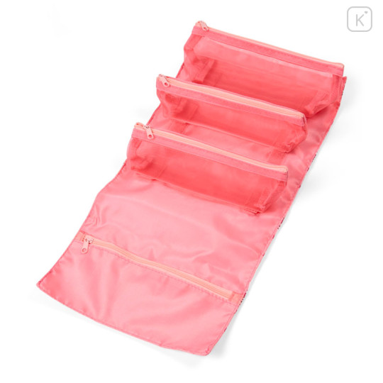 Japan Sanrio Mesh Roll Pouch - Hello Kitty : Travel - 3
