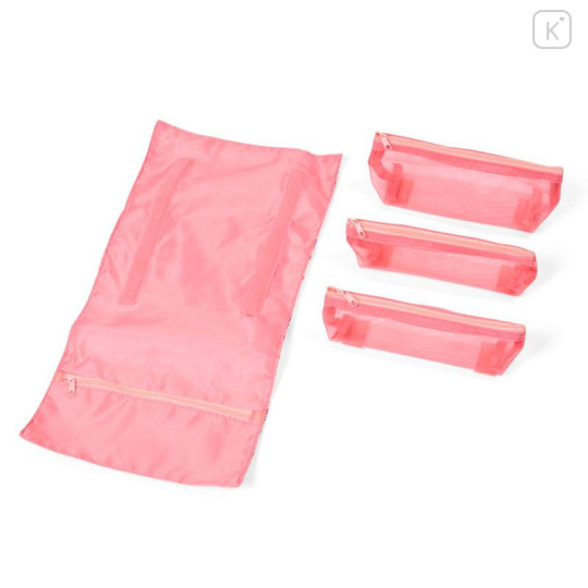 Japan Sanrio Mesh Roll Pouch - Hello Kitty : Travel - 4