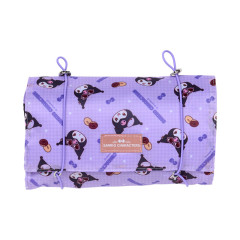 Japan Sanrio Mesh Roll Pouch - Kuromi : Travel