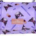 Japan Sanrio Mesh Roll Pouch - Kuromi : Travel - 2