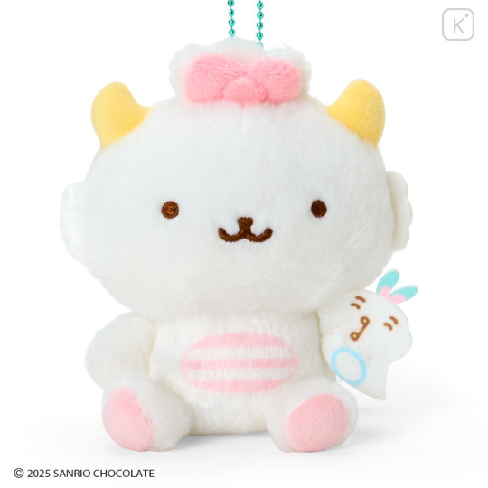 Japan Sanrio Original Mascot Holder - Gaopowerroo : Omelette Rice Mouse Piyo - 2