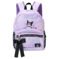 Japan Sanrio Original Kids Backpack (M) - Kuromi - 1