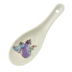 Japan Disney Store Porcelain Spoon - Scrump & Stitch : Vegetable Table Top