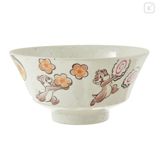 Japan Disney Store Ramen Bowl - Chip & Dale : Vegetable Table Top - 1