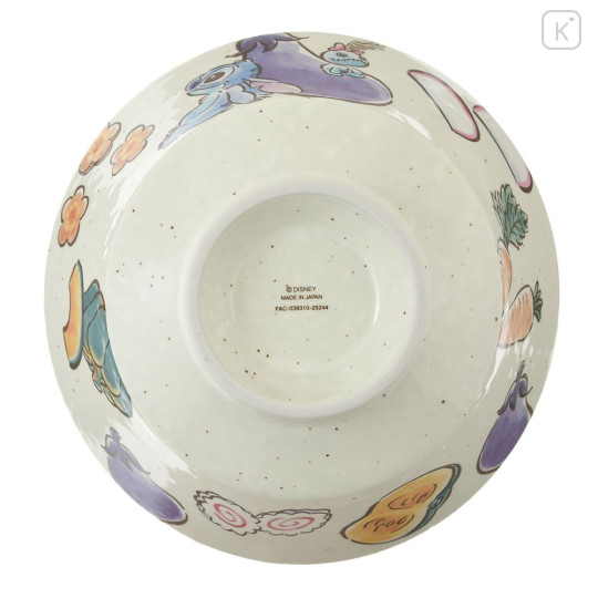 Japan Disney Store Ramen Bowl - Scrump & Stitch : Vegetable Table Top - 6