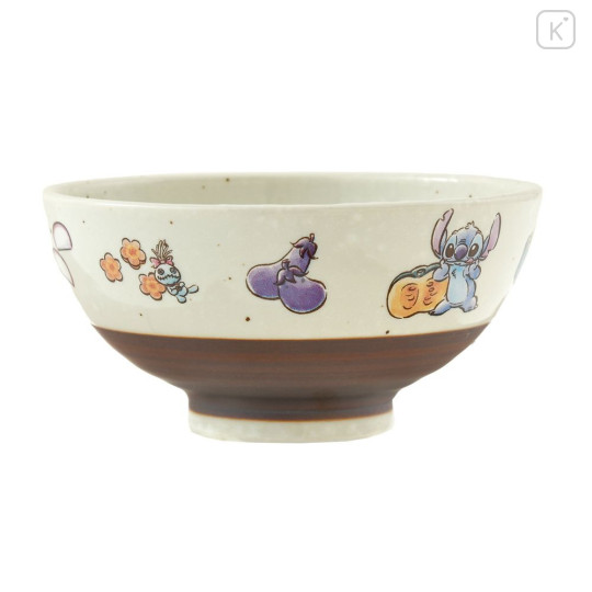 Japan Disney Store Rice Bowl - Scrump & Stitch : Vegetable Table Top - 1