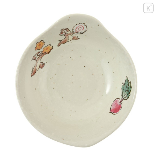 Japan Disney Store Deep Plate Bowl - Chip & Dale : Vegetable Table Top - 2