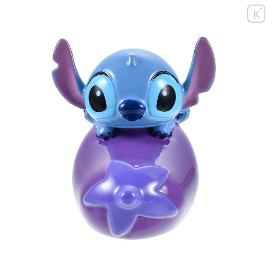 Japan Disney Store Porcelain Chopstick Rest - Stitch : Vegetable Table Top Eggplant - 3