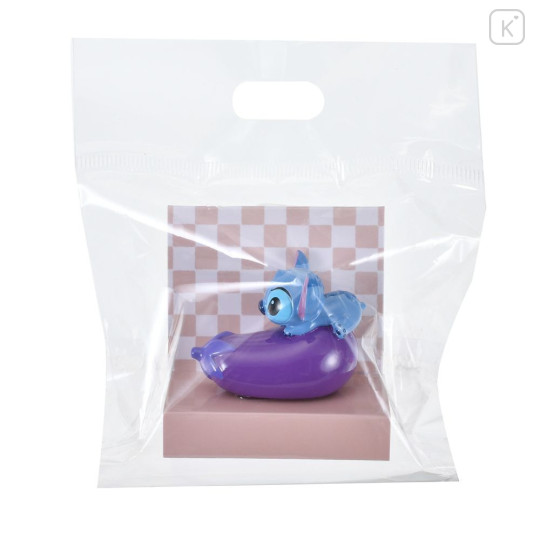 Japan Disney Store Porcelain Chopstick Rest - Stitch : Vegetable Table Top Eggplant - 6